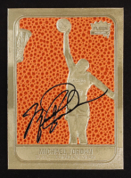 Michael Jordan 1997 Fleer Premier Feel the Game Signature Series 23KT Gold Card at PristineAuction.com