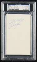 Barclay Plager Signed 3x5 Index Card (PSA) at PristineAuction.com