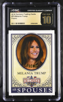 Melania Trump 2016 Decision 2016 Promos #P9 (CGC 10 | Pristine Black Label) at PristineAuction.com