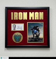 Robert Downey Jr. Signed "Iron Man" Custom Framed Cut Display (PSA) at PristineAuction.com