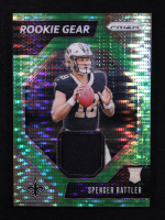 Spencer Rattler 2024 Panini Prizm Rookie Gear Neon Green Pulsar #10 RC at PristineAuction.com