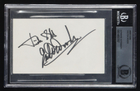 Kultida "Tida" Woods Signed 3x5 Index Card (Beckett) at PristineAuction.com