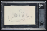 Ursula Andress Signed 3x5 Index Card (Beckett) at PristineAuction.com