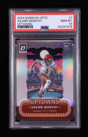 Xavier Worthy 2024 Donruss Optic Uptowns #7 RC (PSA 10) at PristineAuction.com