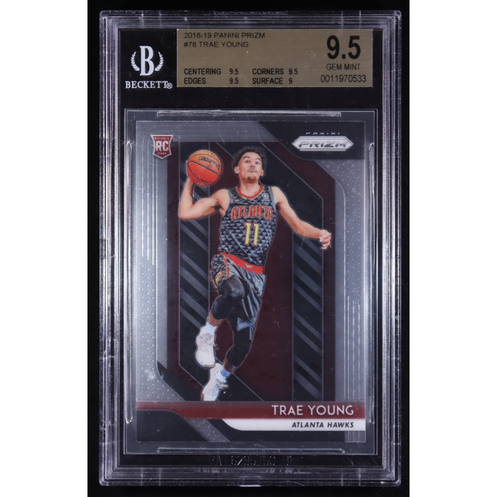 Trae Young 2018-19 Panini Prizm #78 RC (BGS 9.5) at PristineAuction.com