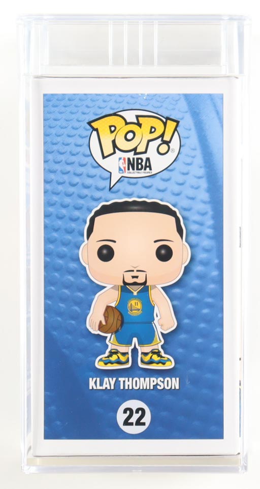Klay Thompson Signed "NBA" #22 Funko Pop! Vinyl Figure Inscribed "4x Champ" (PSA 8.5 | Autograph Grade 10) at PristineAuction.com Klay Thompson Signed "NBA" #22 Funko Pop! Vinyl Figure Inscribed "4x Champ" (PSA 8.5 | Autograph Grade 10) at PristineAuction.com