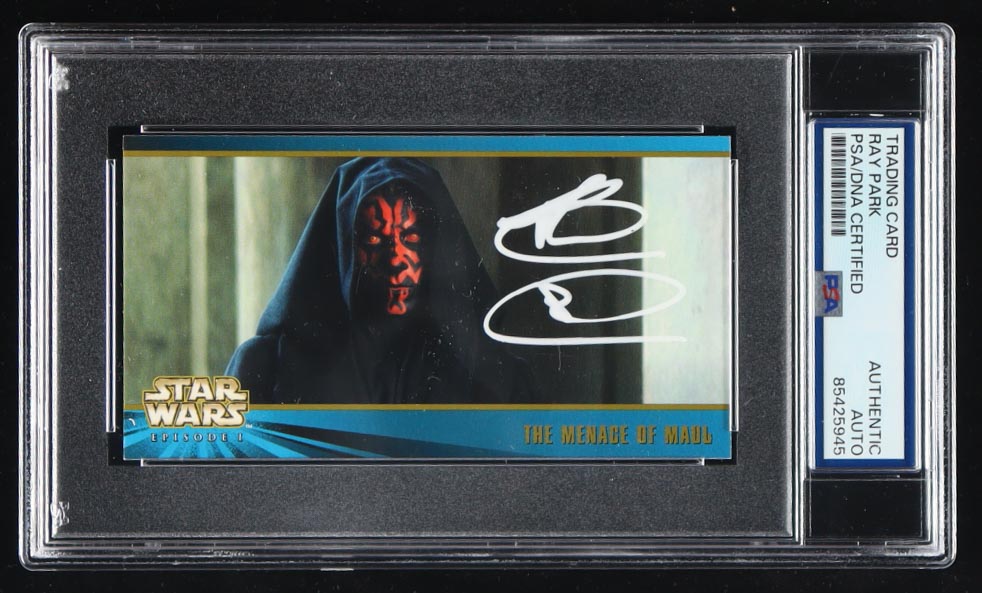 Ray Park Signed "Star Wars: Episode I" Series Two The Menace Of Maul Trading Card #73 (PSA) at PristineAuction.com Ray Park Signed "Star Wars: Episode I" Series Two The Menace Of Maul Trading Card #73 (PSA) at PristineAuction.com