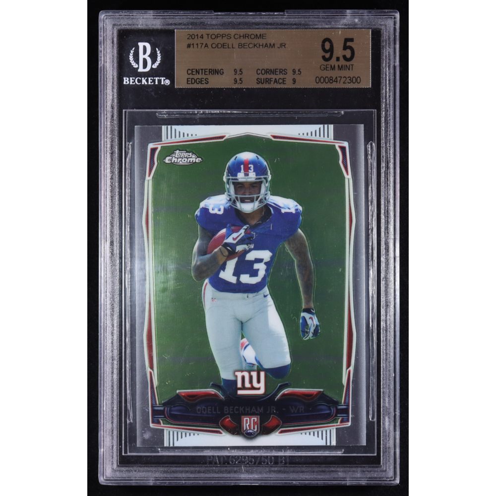Odell Beckham Jr. 2014 Topps Chrome #117A RC (BGS 9.5) at PristineAuction.com