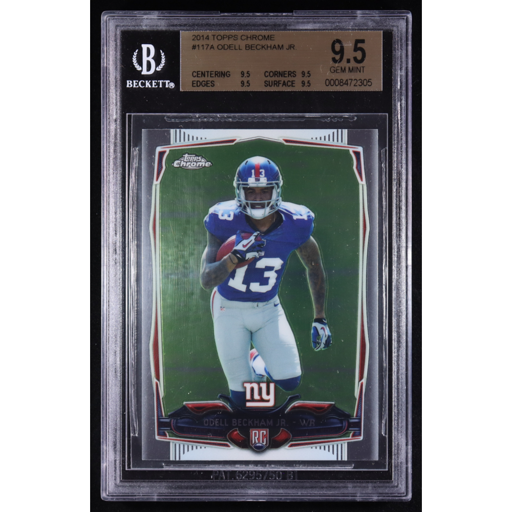 Odell Beckham Jr. 2014 Topps Chrome #117A RC (BGS 9.5) at PristineAuction.com