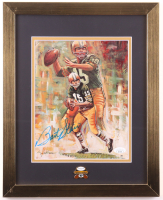 Bart Starr Signed Packers Custom Framed Art Print Display with Super Bowl I Pin (JSA) at PristineAuction.com
