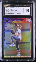 Jessica Alba 2023 Leaf Web Exclusives Pro Set Rainbow #PSG52 #2/5 (CGC 10) at PristineAuction.com