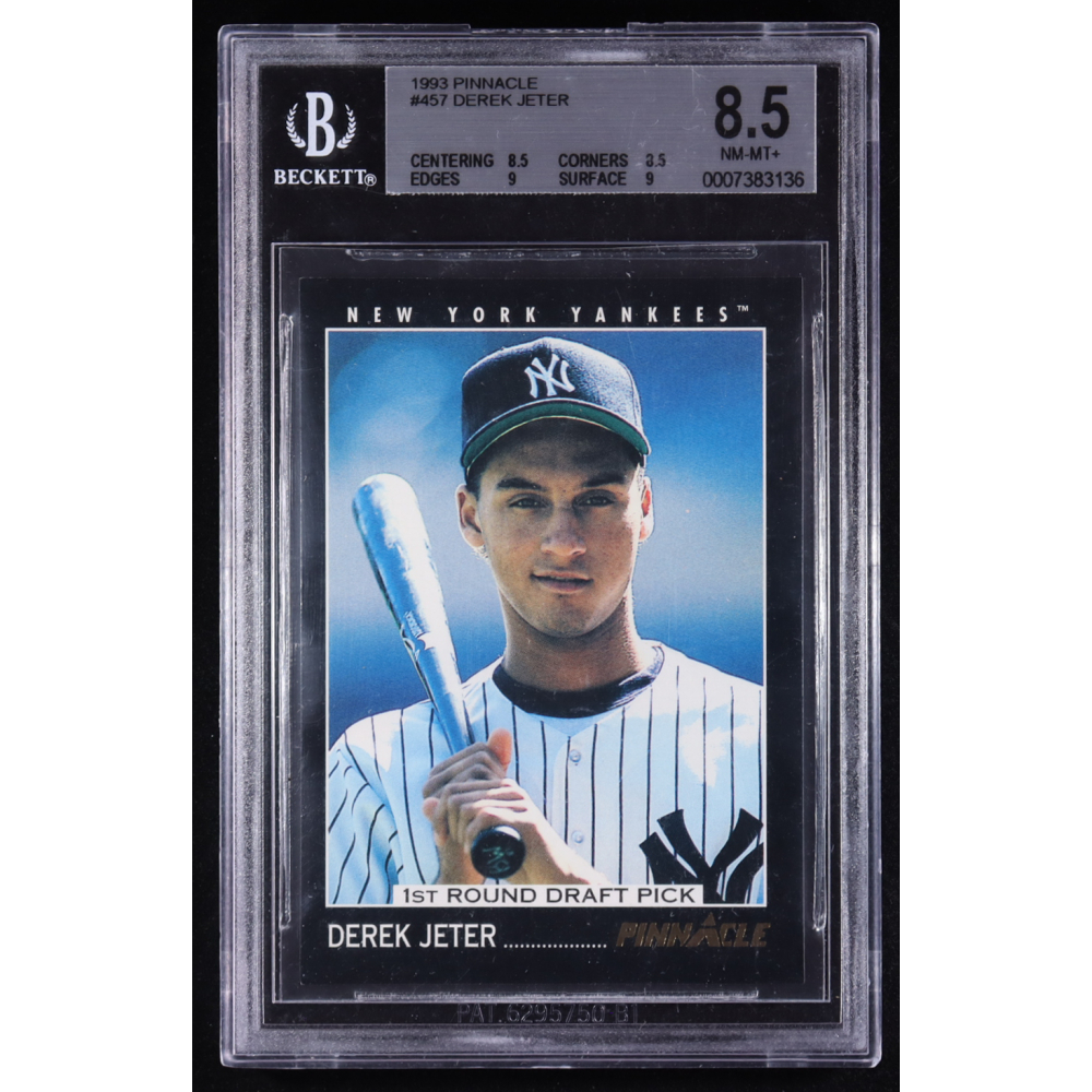 Derek Jeter 1993 Pinnacle #457 RC (BGS 8.5) at PristineAuction.com