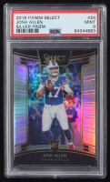 Josh Allen 2018 Select Prizm Silver #24 RC (PSA 9) at PristineAuction.com