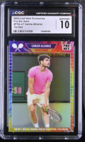 Carlos Alcaraz 2023 Leaf Web Exclusives Pro Set Rainbow #PSG27 #2/5 (CGC 10) at PristineAuction.com