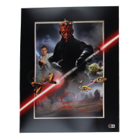 Ray Park Signed "Star Wars: Episode I &ndash; The Phantom Menace" 16x20 Photo Inscribed "Darth Maul" (Beckett) at PristineAuction.com