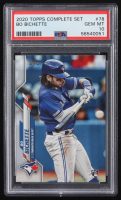 Bo Bichette 2020 Topps Factory Set Blue #78 (PSA 10) at PristineAuction.com