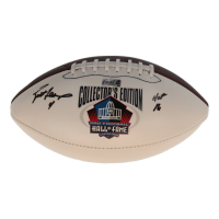 Brett Favre Signed Hall of Fame Logo NFL Football (Favre) at PristineAuction.com