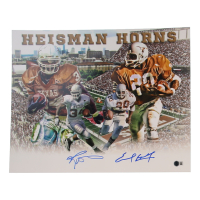 Ricky Williams & Earl Campbell Signed Texas Longhorns 16x20 Photo (Beckett) at PristineAuction.com