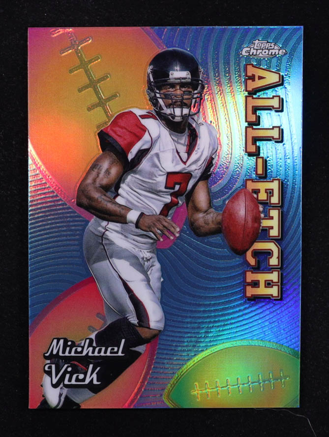 Michael Vick 2024 Topps Chrome All Etch #CAEMV at PristineAuction.com Michael Vick 2024 Topps Chrome All Etch #CAEMV at PristineAuction.com