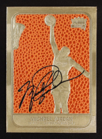 Michael Jordan 1997 Fleer Premier Feel the Game Signature Series 23KT Gold Card at PristineAuction.com