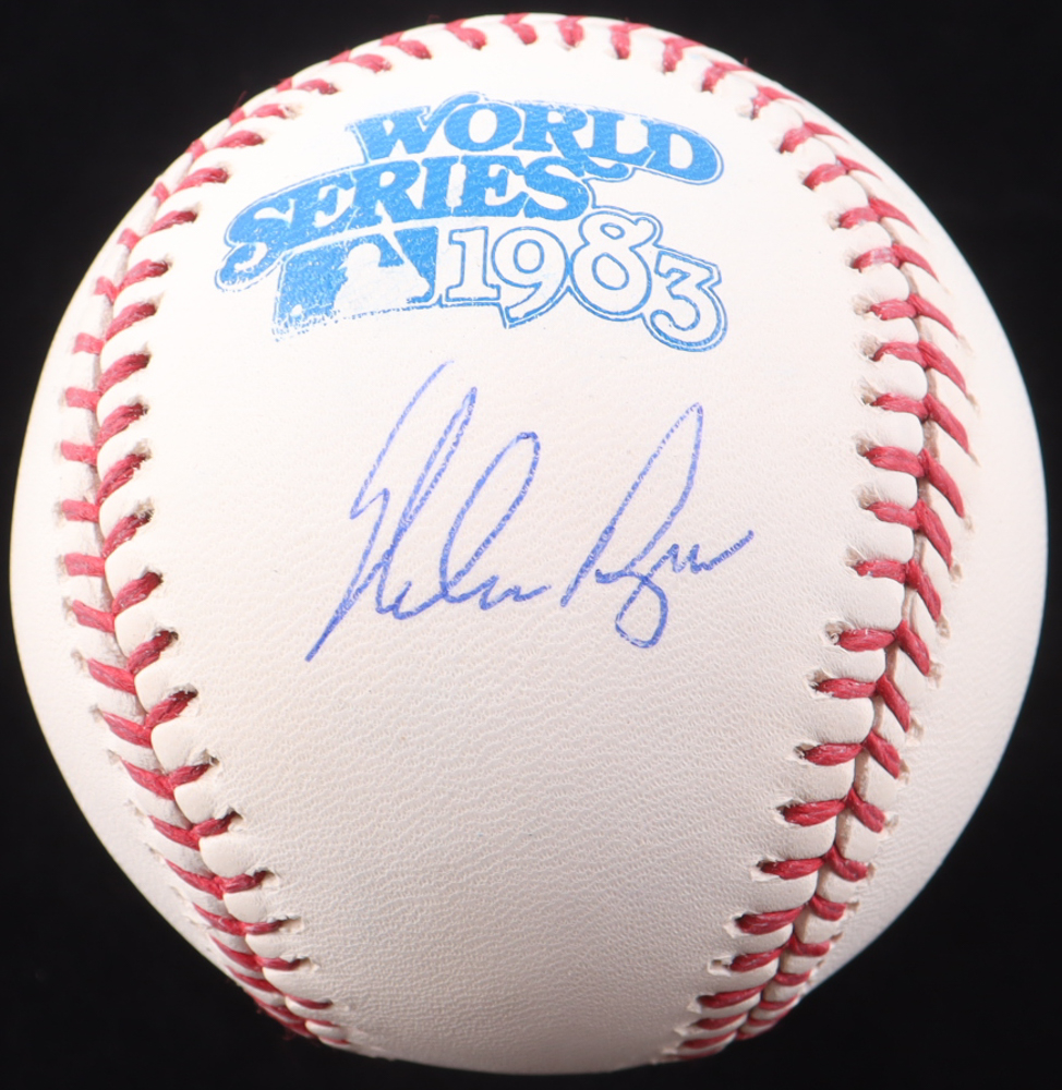 Nolan Ryan Signed 1983 World Series Baseball with Display Case (PSA) at PristineAuction.com Nolan Ryan Signed 1983 World Series Baseball with Display Case (PSA) at PristineAuction.com