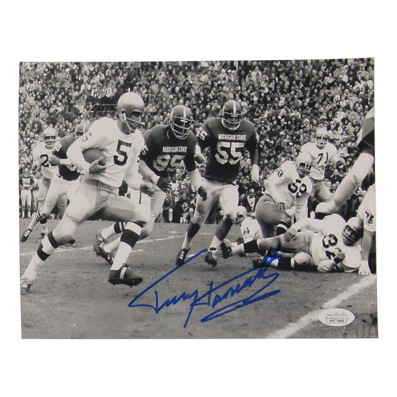 Terry Hanratty Signed Notre Dame Fighting Irish 8x10 Photo (JSA) at PristineAuction.com Terry Hanratty Signed Notre Dame Fighting Irish 8x10 Photo (JSA) at PristineAuction.com