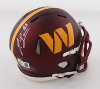 Jaylin Lane Signed Commanders Speed Mini Helmet (Beckett) at PristineAuction.com