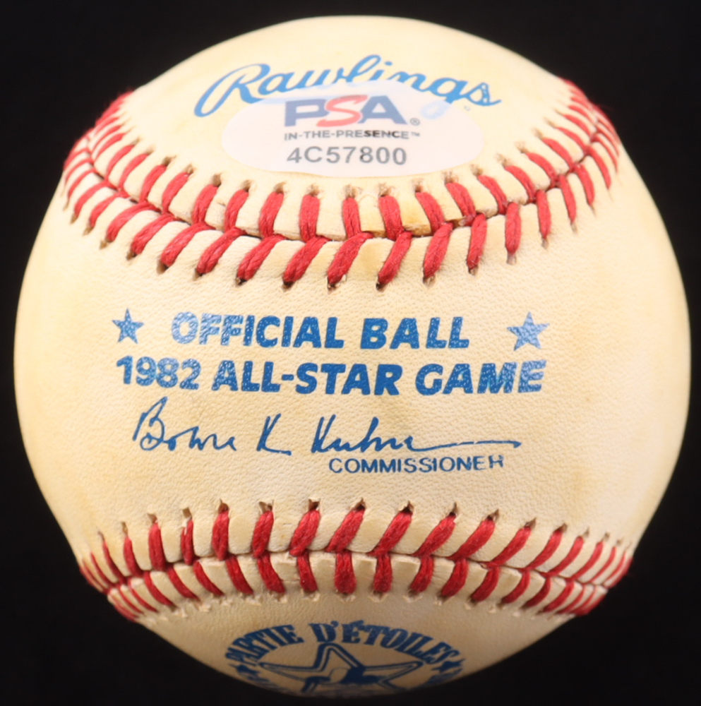 Nolan Ryan Signed 1982 All Star Game Baseball with Display Case (PSA) at PristineAuction.com Nolan Ryan Signed 1982 All Star Game Baseball with Display Case (PSA) at PristineAuction.com