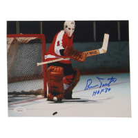 Bernie Parent Signed Flyers 8x10 Photo Inscribed "HOF 84" (JSA) at PristineAuction.com