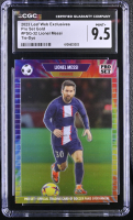 Lionel Messi 2023 Leaf Web Exclusives Pro Set Rainbow #PSG32 #2/5 (CGC 9.5) at PristineAuction.com