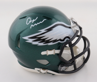 Quinyon Mitchell Signed Eagles Speed Mini Helmet (JSA) at PristineAuction.com