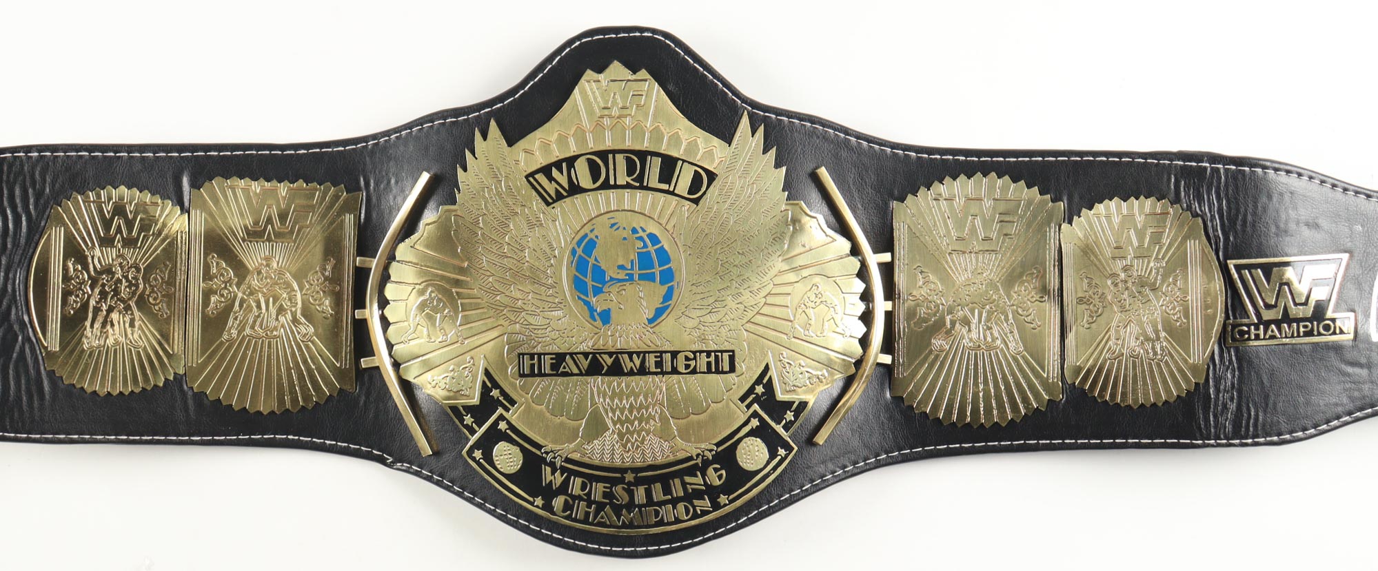 Ric Flair Signed WWE World Heavyweight Championship Belt Inscribed "16x" (Beckett) at PristineAuction.com Ric Flair Signed WWE World Heavyweight Championship Belt Inscribed "16x" (Beckett) at PristineAuction.com