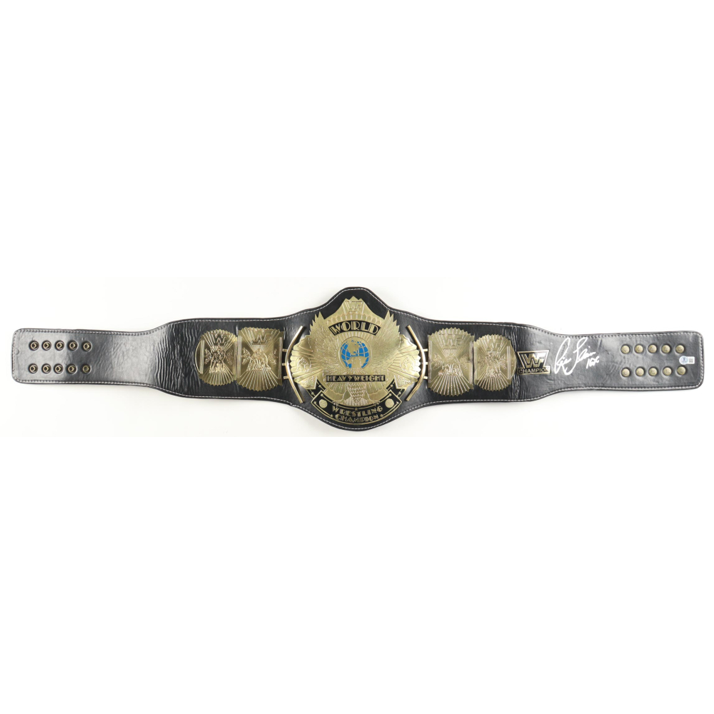 Ric Flair Signed WWE World Heavyweight Championship Belt Inscribed "16x" (Beckett) at PristineAuction.com