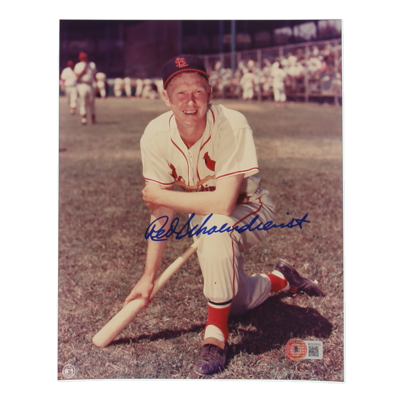Red Schoendienst Signed Cardinals 8x10 Photo (Beckett) at PristineAuction.com Red Schoendienst Signed Cardinals 8x10 Photo (Beckett) at PristineAuction.com