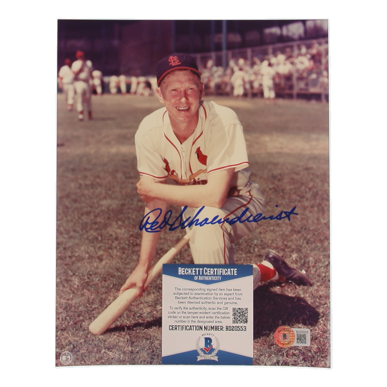 Red Schoendienst Signed Cardinals 8x10 Photo (Beckett) at PristineAuction.com Red Schoendienst Signed Cardinals 8x10 Photo (Beckett) at PristineAuction.com