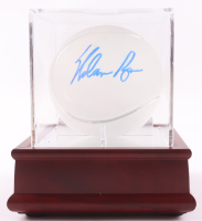 Nolan Ryan Signed Tiffany & Co. Lead Crystal Baseball with Wood & Glass Display Case (PSA) at PristineAuction.com