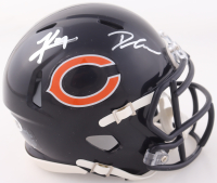 Kyle Monangai & D'Andre Swift Signed Bears Speed Mini Helmet (JSA) at PristineAuction.com