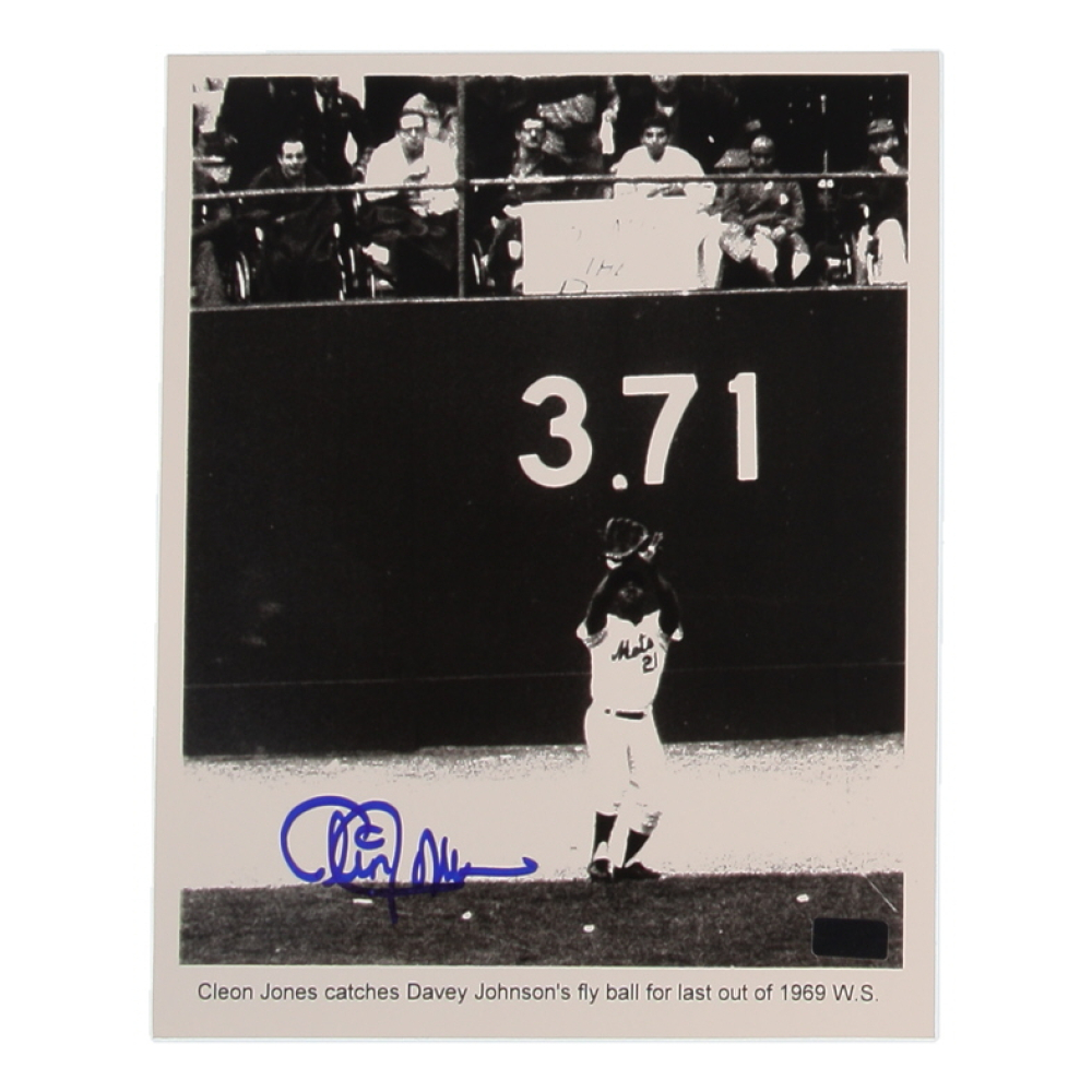 Cleon Jones Signed Mets 8x10 Photo (Lucky's) at PristineAuction.com