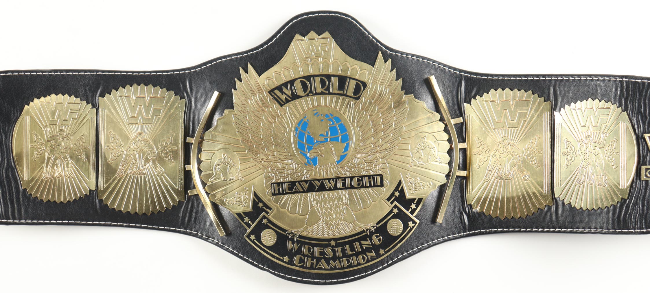 Ric Flair Signed WWE World Heavyweight Championship Belt Inscribed "16x" (Beckett) at PristineAuction.com Ric Flair Signed WWE World Heavyweight Championship Belt Inscribed "16x" (Beckett) at PristineAuction.com