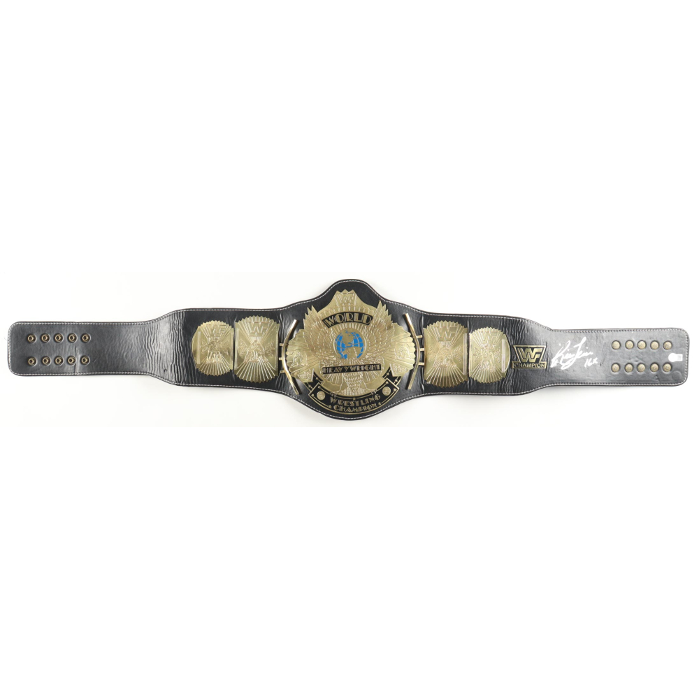 Ric Flair Signed WWE World Heavyweight Championship Belt Inscribed "16x" (Beckett) at PristineAuction.com