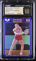Aryna Sabalenka 2023 Leaf Web Exclusives Pro Set Purple #PSG86 #14/15 (CGC 10 | Pristine Black Label) at PristineAuction.com