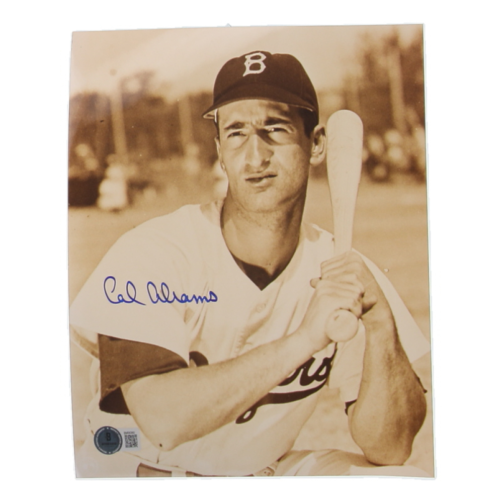 Cal Abrams Signed Dodgers 8x10 Photo (Beckett) at PristineAuction.com