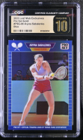 Aryna Sabalenka 2023 Leaf Web Exclusives Pro Set Blue #PSG86 #23/25 (CGC 10 | Pristine Black Label) at PristineAuction.com
