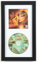 Taylor Swift Signed Custom Framed "The Life Of A Showgirl" CD Insert Display with Disc (Beckett) at PristineAuction.com