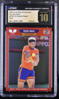 Rafael Nadal 2023 Leaf Web Exclusives Pro Set Red #PSG33 #58/89 (CGC 10 | Pristine Black Label) at PristineAuction.com