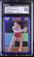 Aryna Sabalenka 2023 Leaf Web Exclusives Pro Set Purple #PSG86 #11/15 (CGC 10) at PristineAuction.com