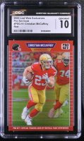 Christian McCaffrey 2023 Leaf Web Exclusives Pro Set Red #PSG91 #9/89 (CGC 10) at PristineAuction.com