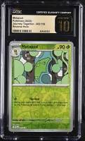 Metapod 2025 Pokemon Journey Together #002/159 (CGC PRISTINE 10 | Black Label) at PristineAuction.com