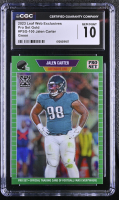 Jalen Carter 2023 Leaf Web Exclusives Pro Set Green #PSG100 RC #3/10 (CGC 10) at PristineAuction.com