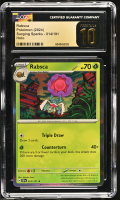 Rabsca 2024 Pokemon Surging Sparks #014/191 (CGC PRISTINE 10 | Black Label) at PristineAuction.com